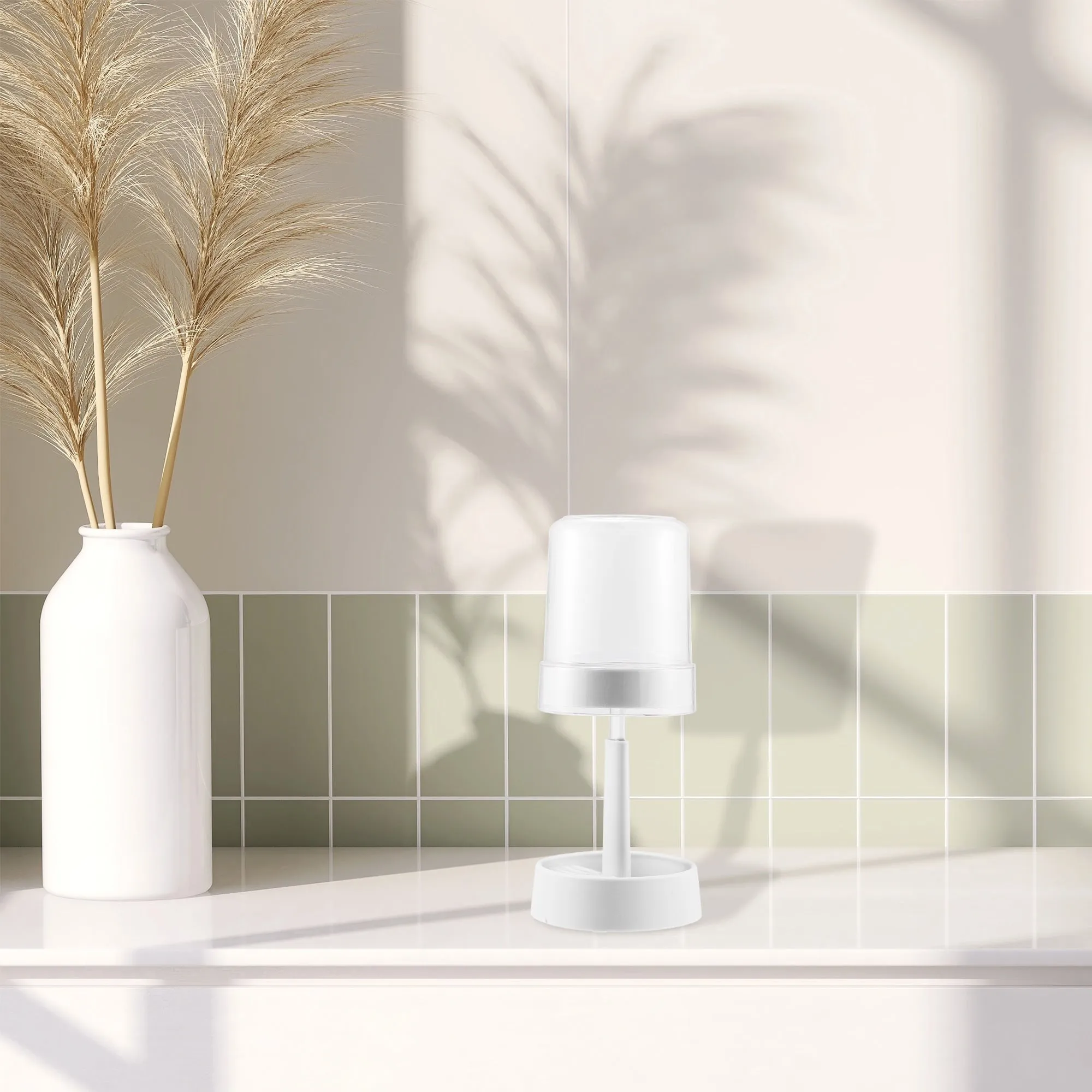 1 Pcs Toothbrush Holder with Cover Electric Toothbrush Holder 10.63"