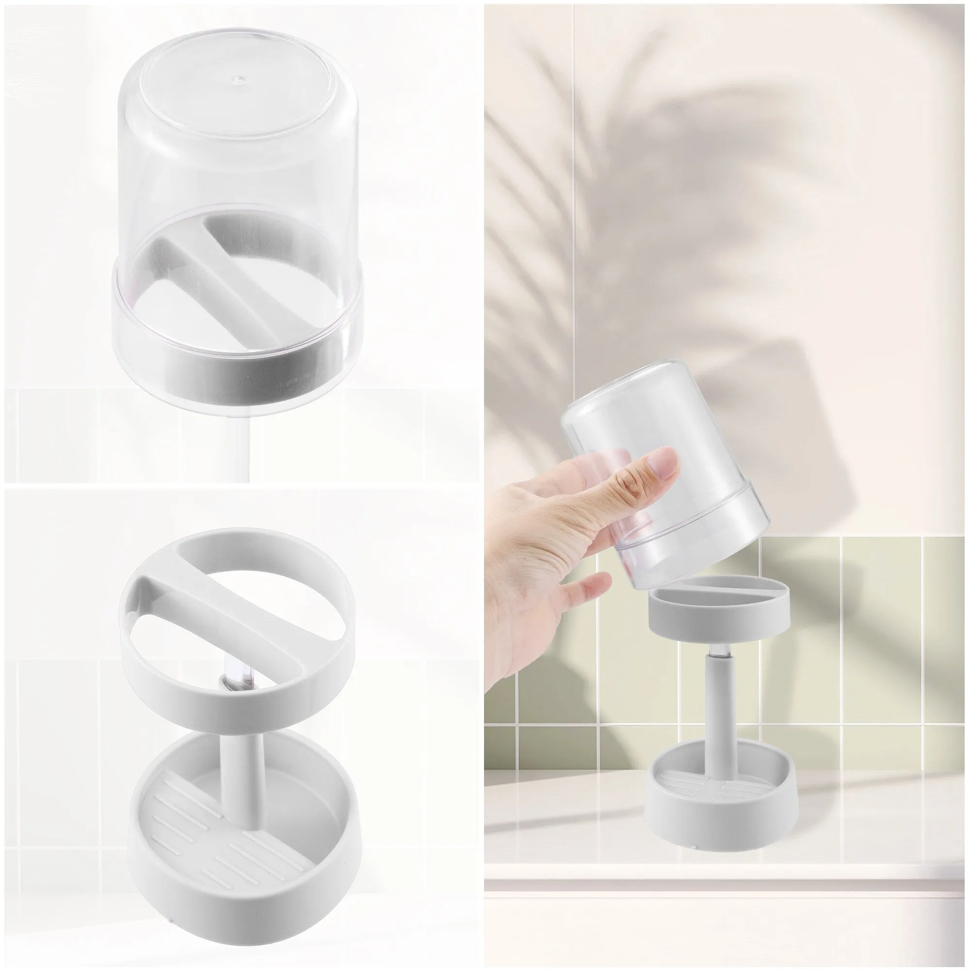 1 Pcs Toothbrush Holder with Cover Electric Toothbrush Holder 10.63"
