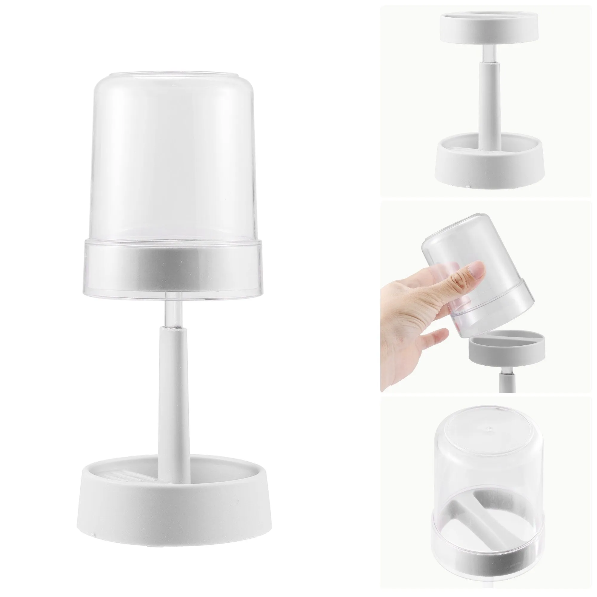 1 Pcs Toothbrush Holder with Cover Electric Toothbrush Holder 10.63"