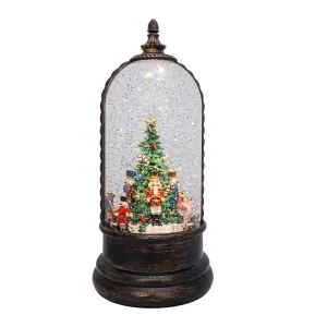 10.25" Rotating Dome The Nutcracker Ballet Suite Glitter Lantern Decorative Mirror,Home Decor Mirror