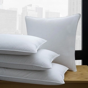 1221 Bedding 650 Fill Power White Down Pillow (Set of 2) pillows,bed pillow,sleeping cushion
