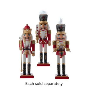 12" Red & White King & Soldier Nutcracker Decorative Mirror,Home Decor Mirror