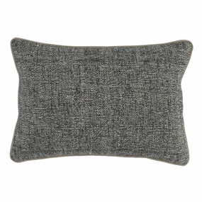 14 x 20 Rectangular Accent Throw Pillow, Piped Edges, Marled Gray Green pillows,bed pillow,sleeping cushion