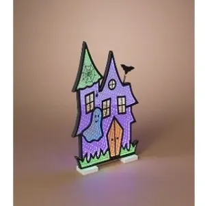 15.8" Halloween Haunted House Infinity Mirror Dcor Decorative Mirror,Home Decor Mirror