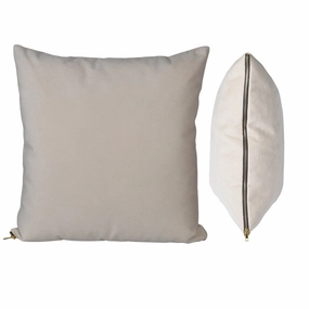 18 X 18 Inch Polyester Cover Pillow with Zipper Opening, Set of 2, White pillows,bed pillow,sleeping cushion