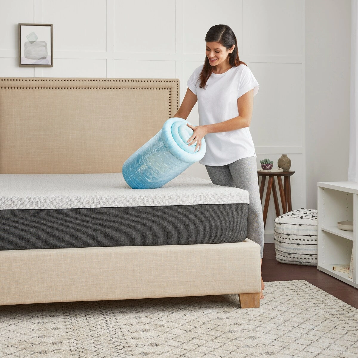 1.5" SealyChill Gel Memory Foam Mattress Topper