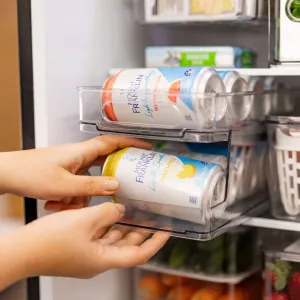 2 Level Rotating Can Organiser Large Cans Figurines,Decorative Ornaments