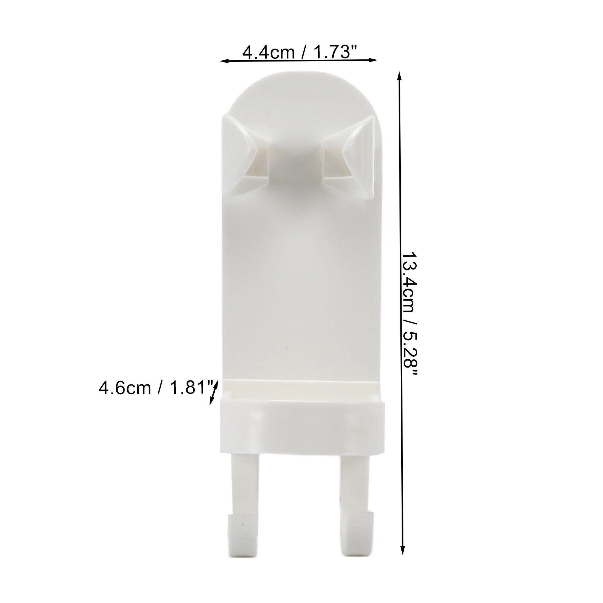 2 Pcs Wall-mounted Toothbrush Holder, Hanging Toothbrush Holder, 5.28"x1.73"x1.81"
