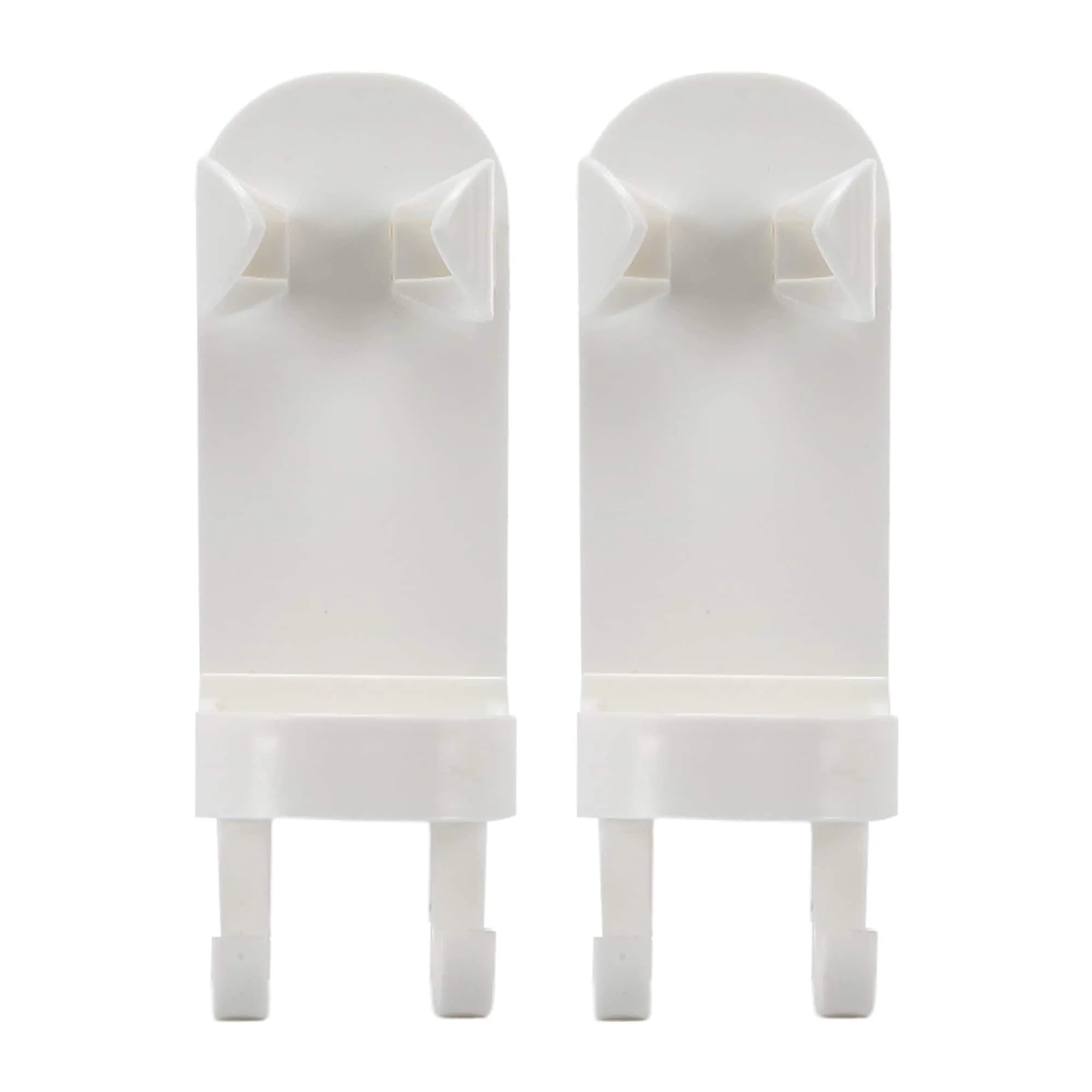2 Pcs Wall-mounted Toothbrush Holder, Hanging Toothbrush Holder, 5.28"x1.73"x1.81" Toothbrush Holder,Bathroom Organizer