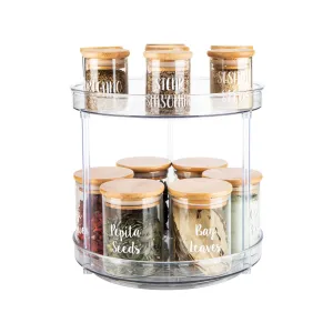 2-Tier Lazy Susan - 23.5cm Figurines,Decorative Ornaments