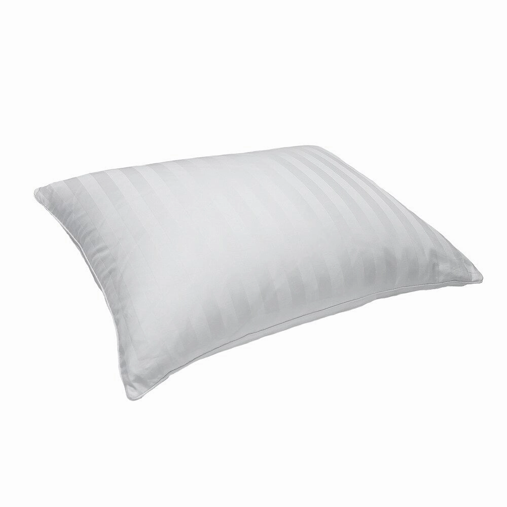 233 Thread Count Cotton Damask Feather Blend Pillow - White pillows,bed pillow,sleeping cushion