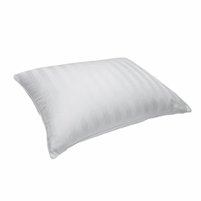 233 Thread Count Cotton Damask Feather Blend Pillow - White pillows,bed pillow,sleeping cushion