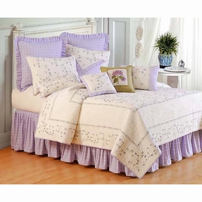 26" x 26" Lavender Plaid Euro Sham pillowcases,cotton pillow covers,bed linen