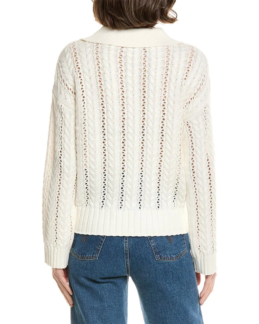 27 Miles Malibu Lace-Up Sweater