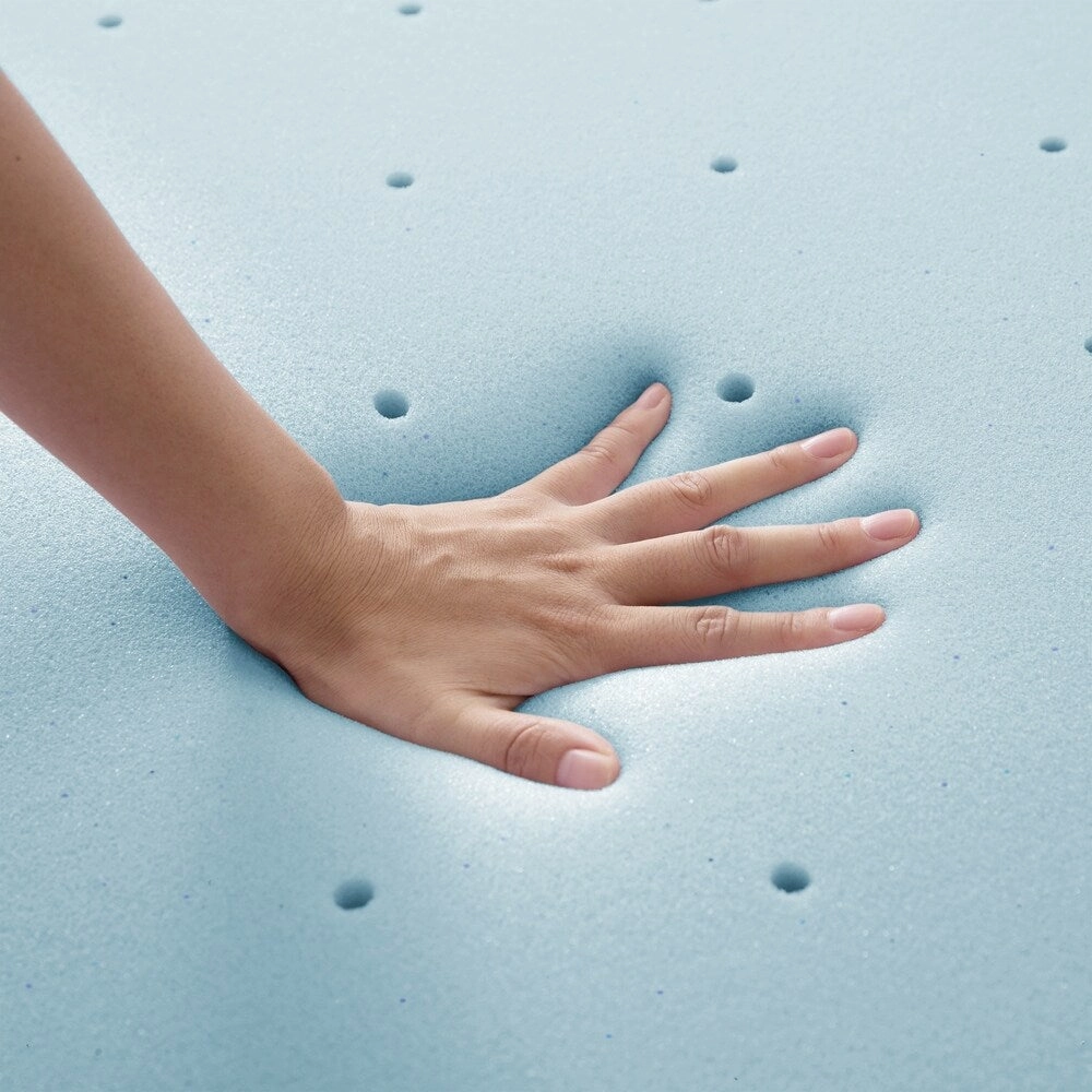 2.5 Inch Gel Memory Foam Mattress Topper - Crown Comfort