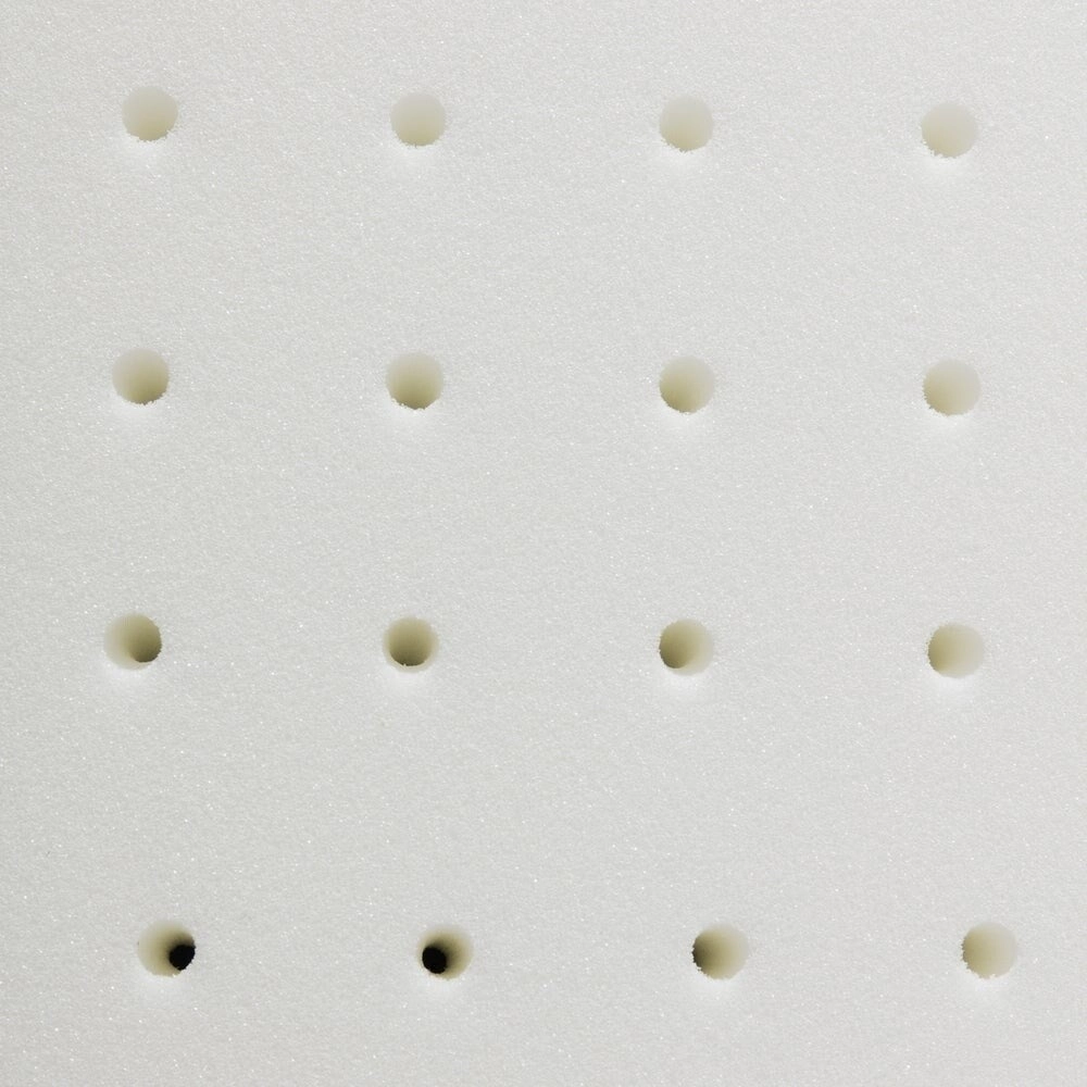 2.5 Inch Ventilated Memory Foam Mattress Topper - Crown Comfort - White