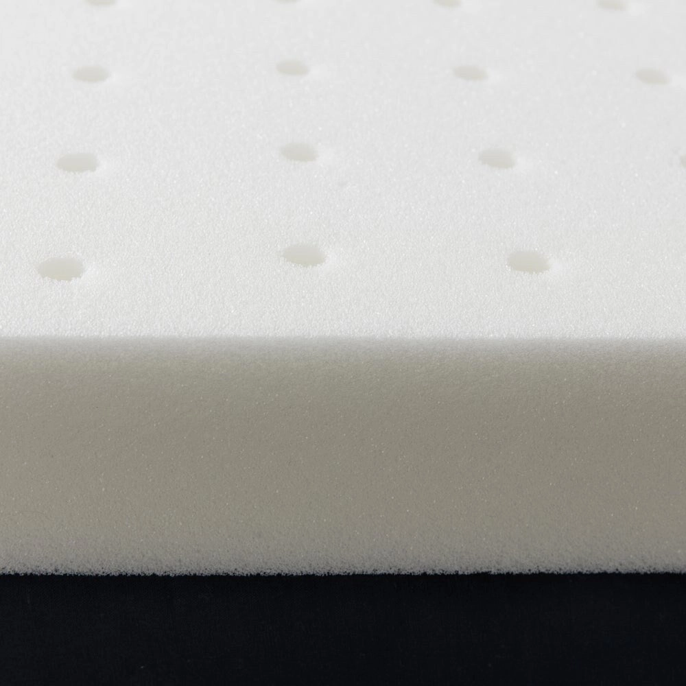 2.5 Inch Ventilated Memory Foam Mattress Topper - Crown Comfort - White