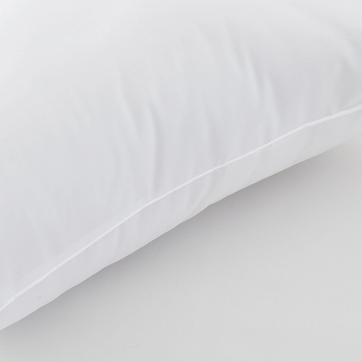 2 Pack Fluffy Down Alternative Bed Pillows for Back,Stomach, Side Sleeper - White