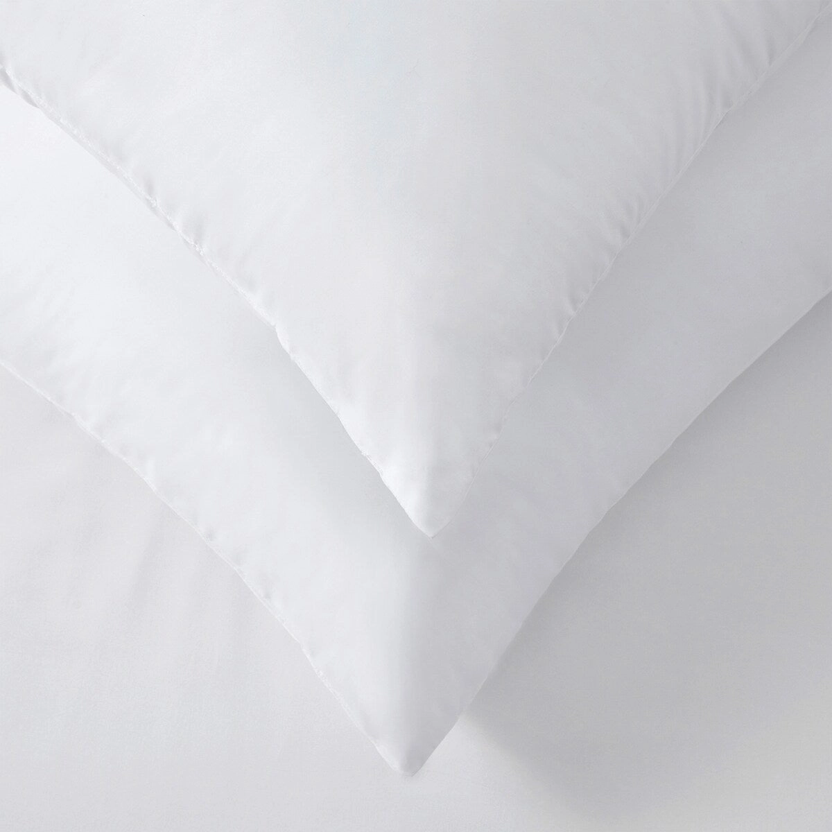 2 Pack Fluffy Down Alternative Bed Pillows for Back,Stomach, Side Sleeper - White