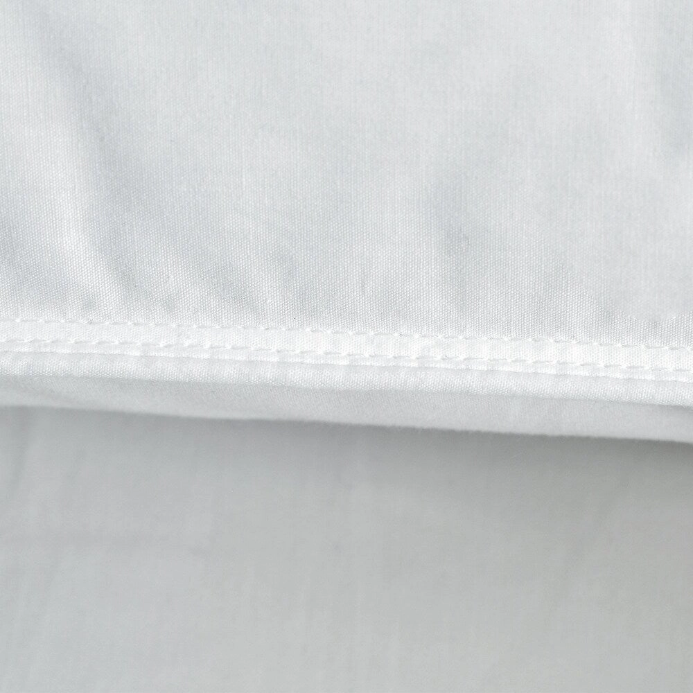 2 Pack Soft Premium White Down Bed Pillows for Stomach Sleepers