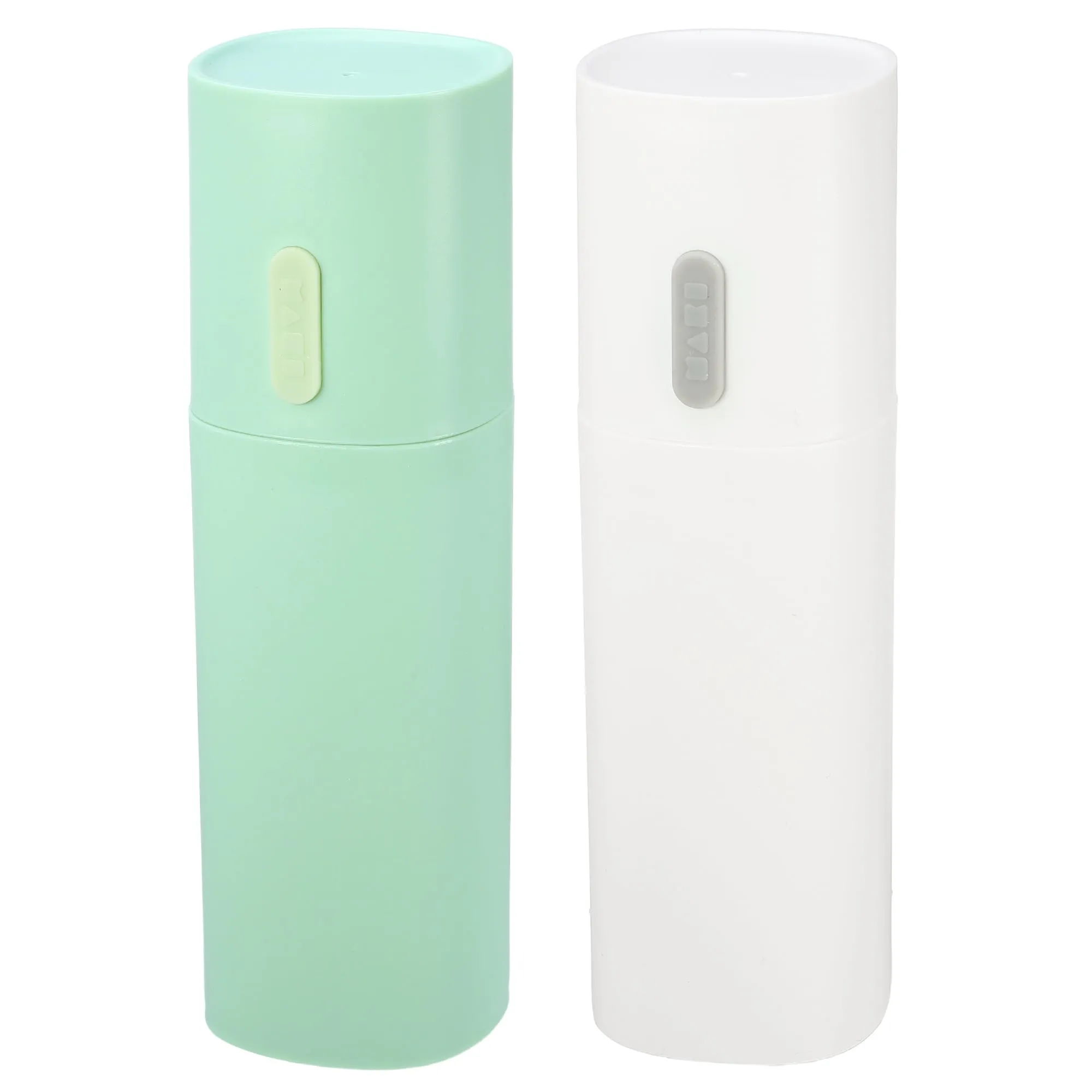 2pcs Toothbrush Travel Case Lightweight for Travel 7.68"x2.36" Toothbrush Holder,Bathroom Organizer