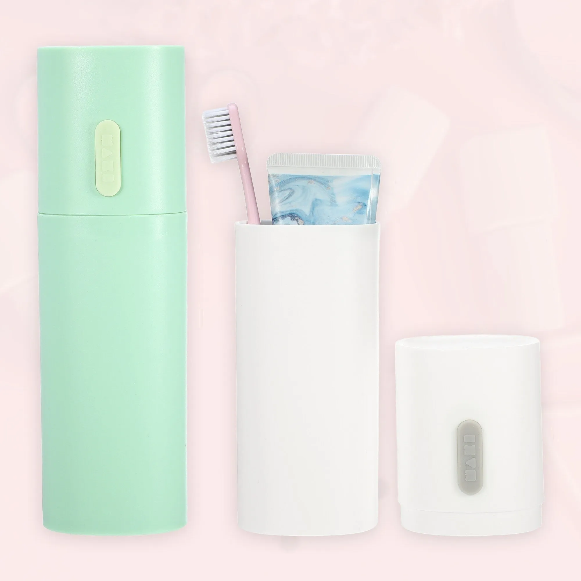 2pcs Toothbrush Travel Case Lightweight for Travel 7.68"x2.36"