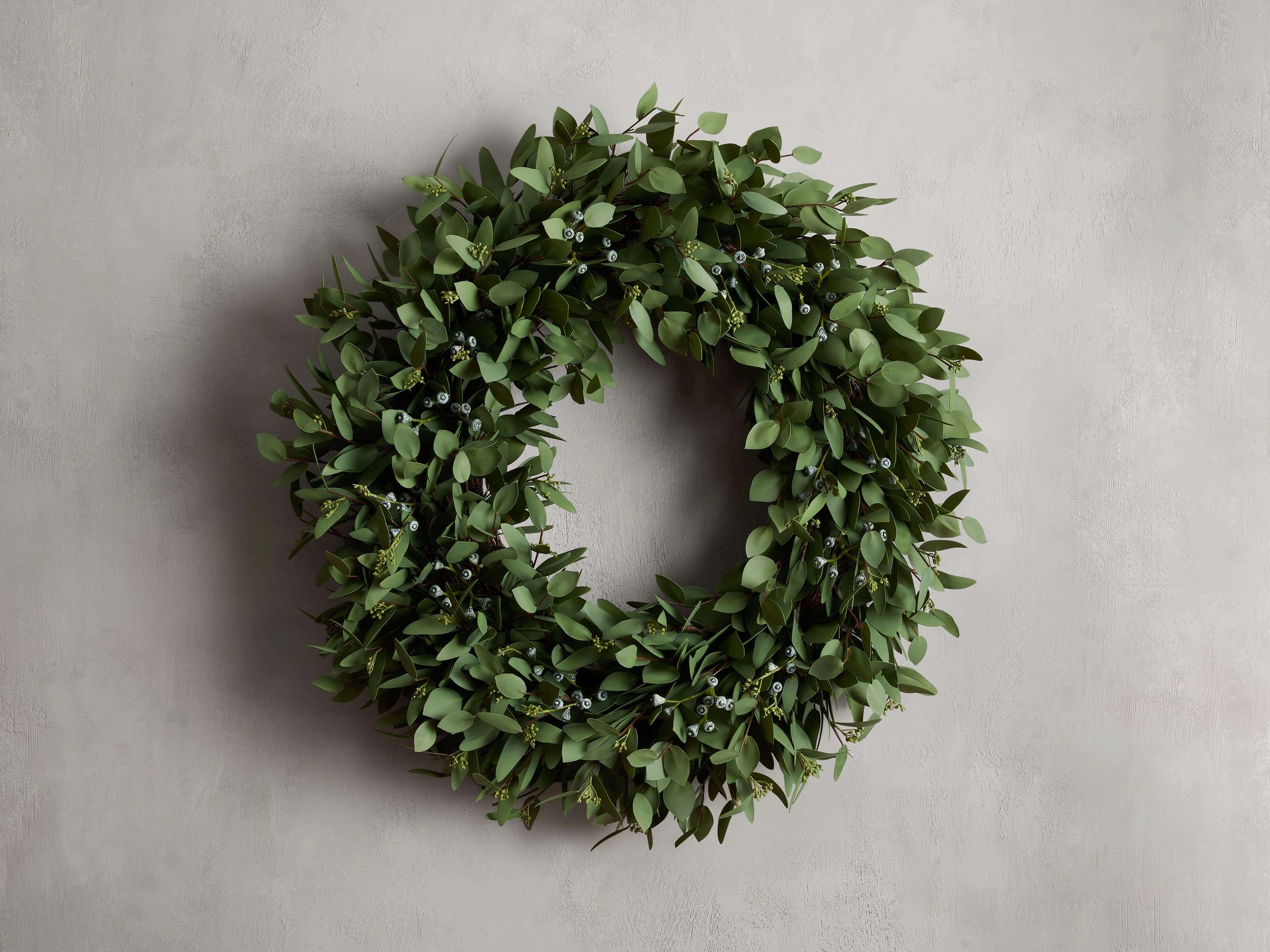 36" Eucalyptus Wreath Home Decor & Accessories,decorative home accessories