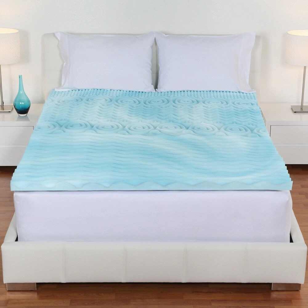 3-Inch 5-Zone Orthopedic Foam Mattress Topper