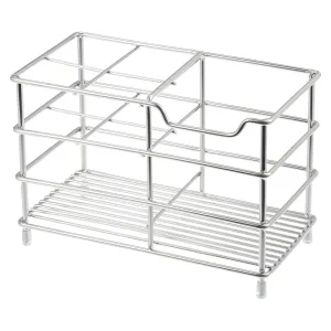 4 Slots 304 Stainless Steel Toothbrush Holder, Toothpaste Holder Stand, Bathroom Kitchen Accessories Toothbrush Holder,Bathroom Organizer