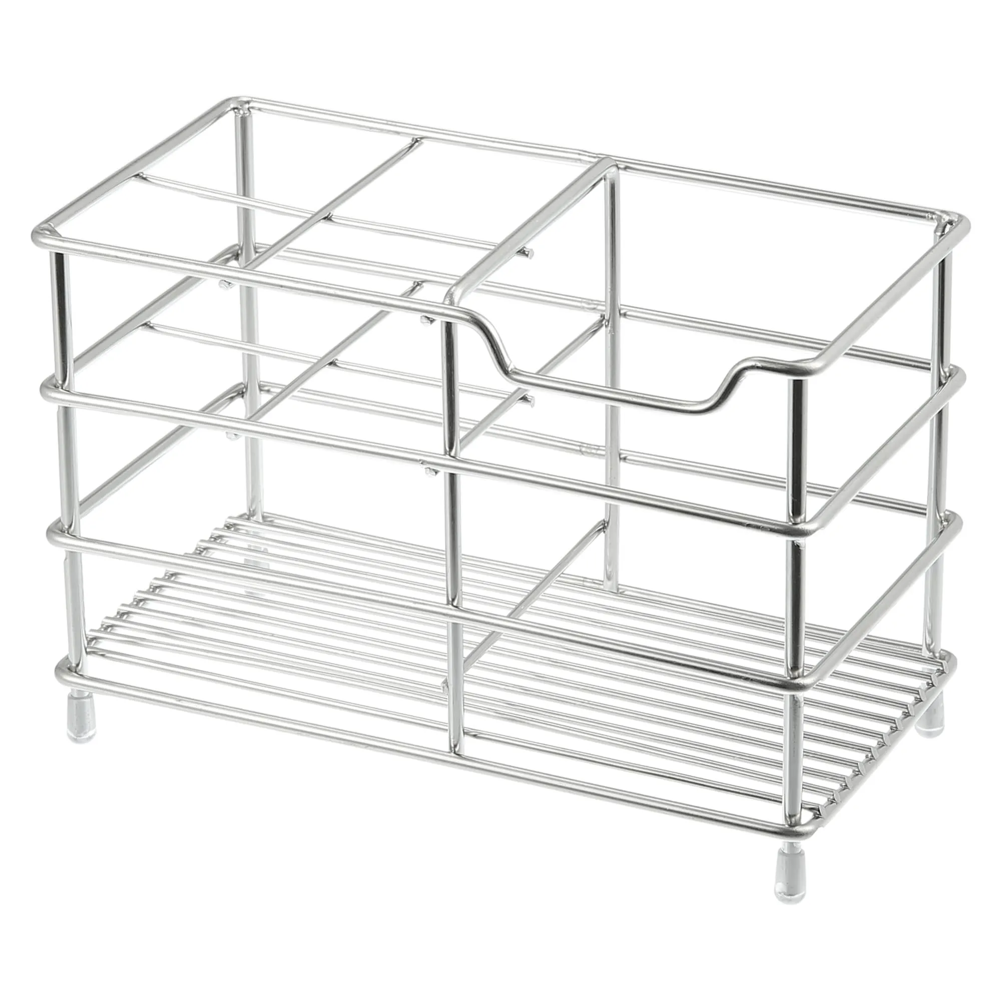 4 Slots 304 Stainless Steel Toothbrush Holder, Toothpaste Holder Stand, Bathroom Kitchen Accessories Toothbrush Holder,Bathroom Organizer