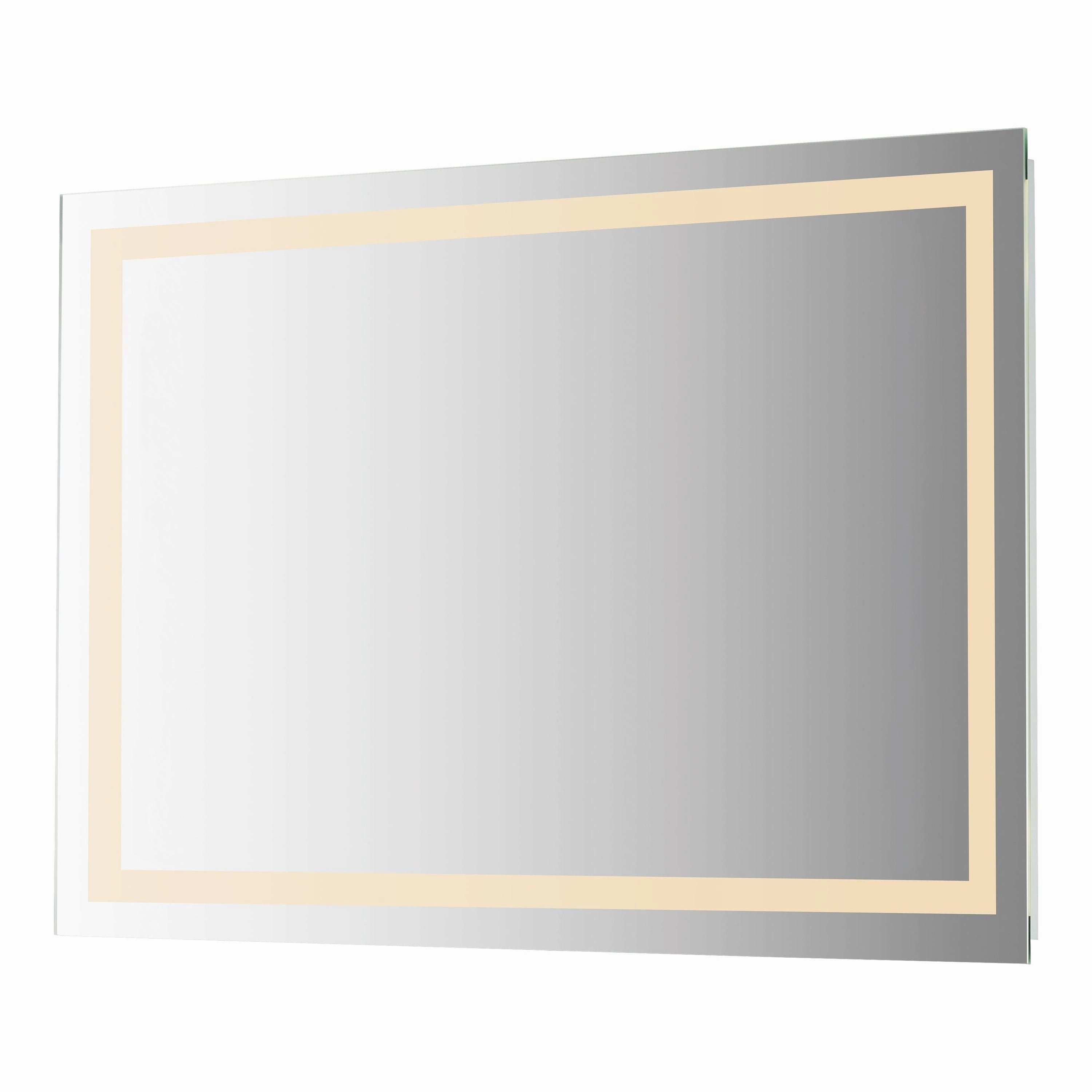 48" x 30" 5CCT Perimeter Frontlit LED Mirror Mirrors,large decorative mirror