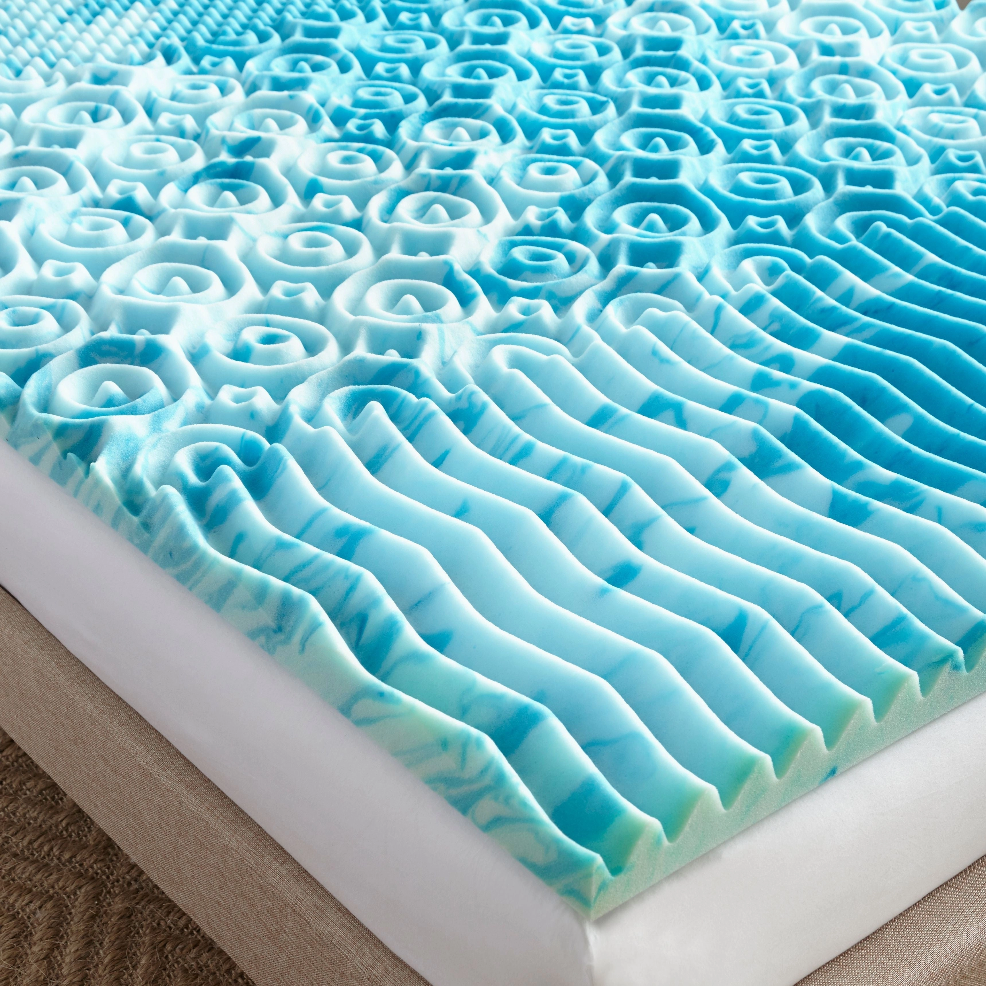 4" GelLux Memory Foam Mattress Topper - N/A