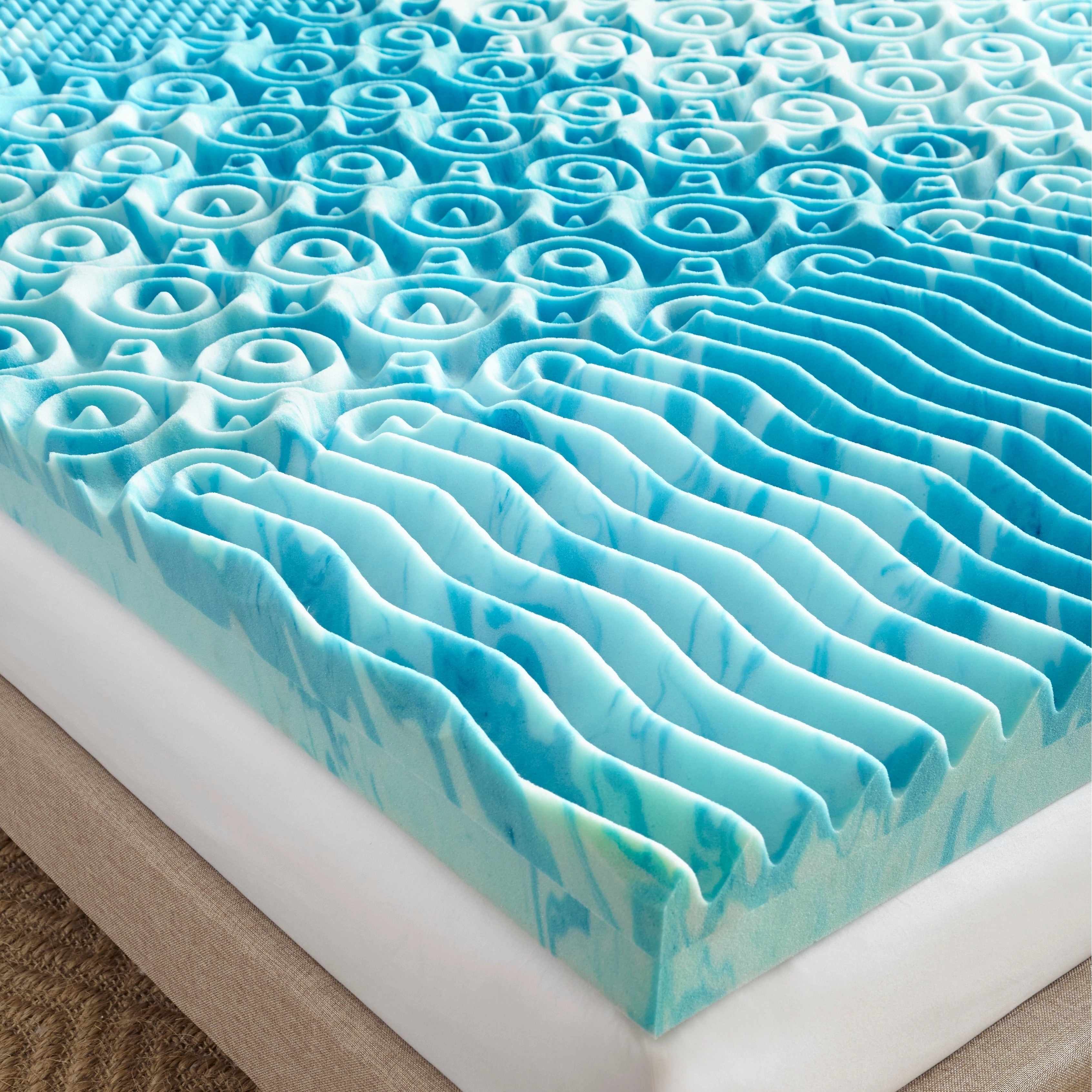 4" GelLux Memory Foam Mattress Topper - N/A