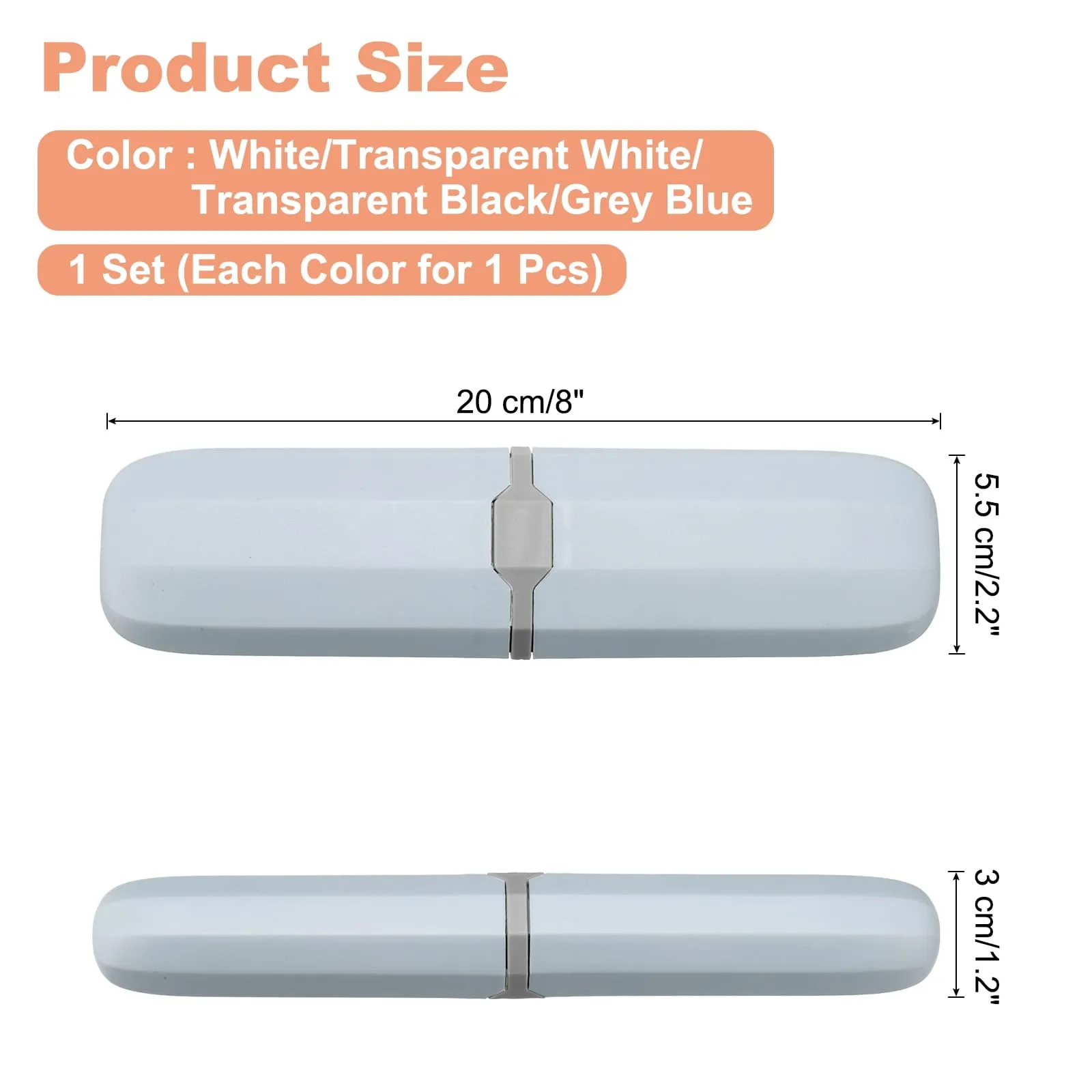 4pcs Travel Toothbrush Case Portable Toothbrush Holder for Home Travel