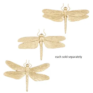 4" Golden Dragonfly Figurine Decorative Mirror,Home Decor Mirror