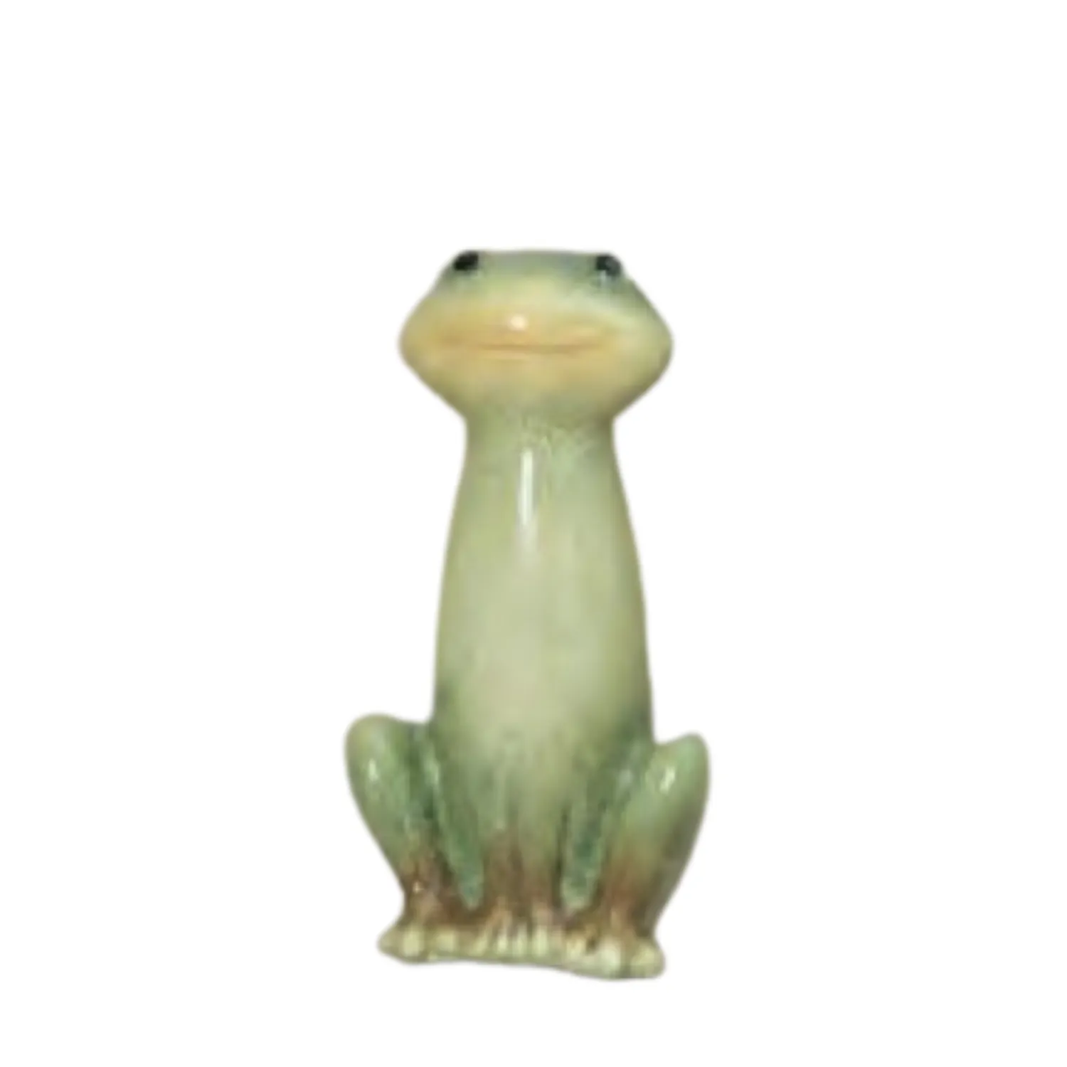 8.9" Terracotta Frog Figurine Decorative Mirror,Home Decor Mirror