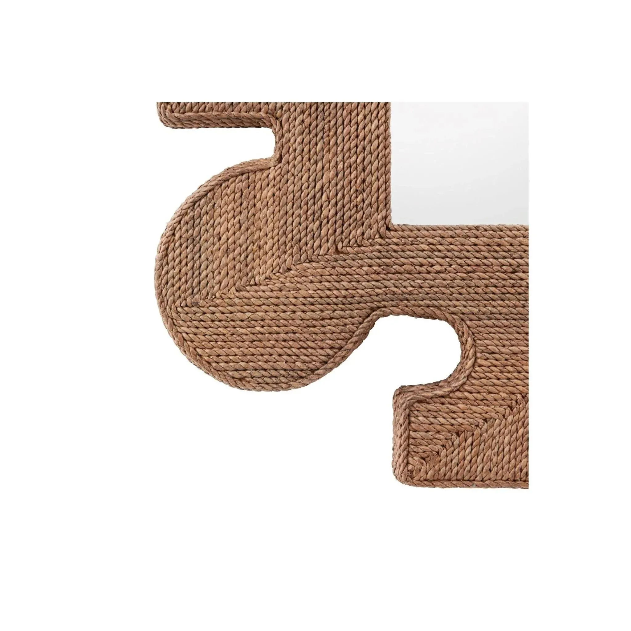 Abaca Wrapped Mowgli Wall Mirror