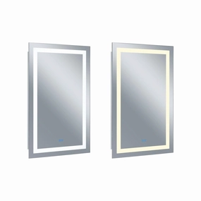Abril Lighted Mirror Wall Decor,modern wall decor set
