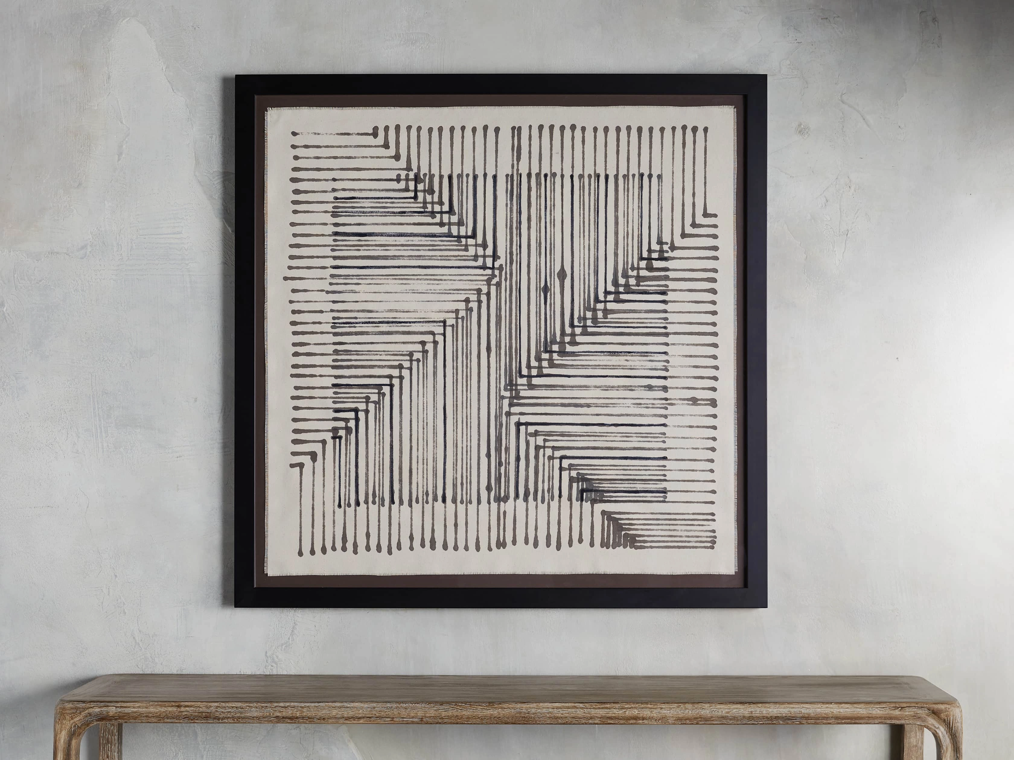 Abstract Lines IV Framed Tapestry Wall Art,canvas wall art set