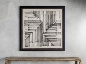 Abstract Lines IV Framed Tapestry Wall Art,canvas wall art set
