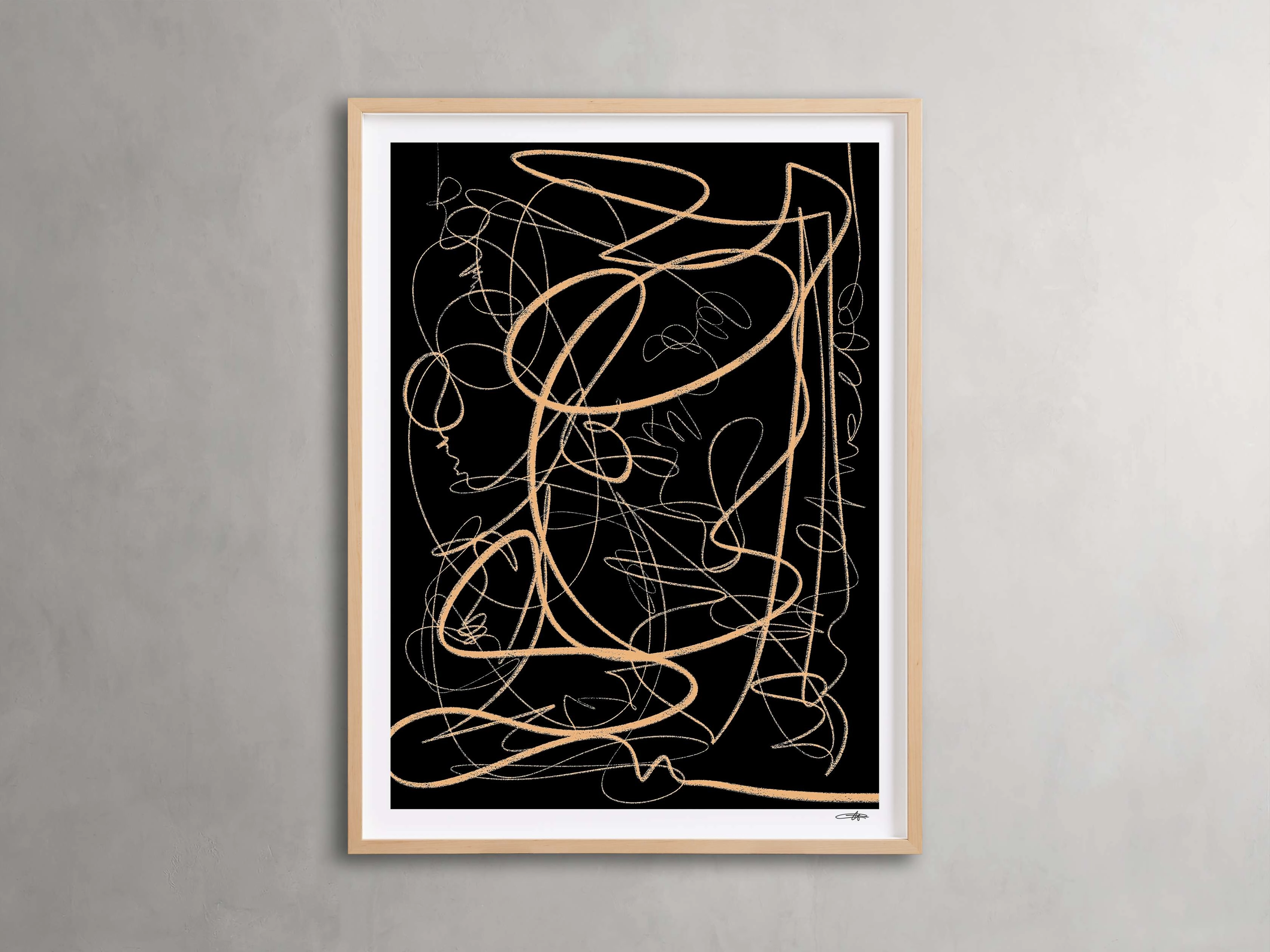 Abstract Pathway Framed Print Wall Art,canvas wall art set