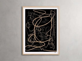 Abstract Pathway Framed Print Wall Art,canvas wall art set