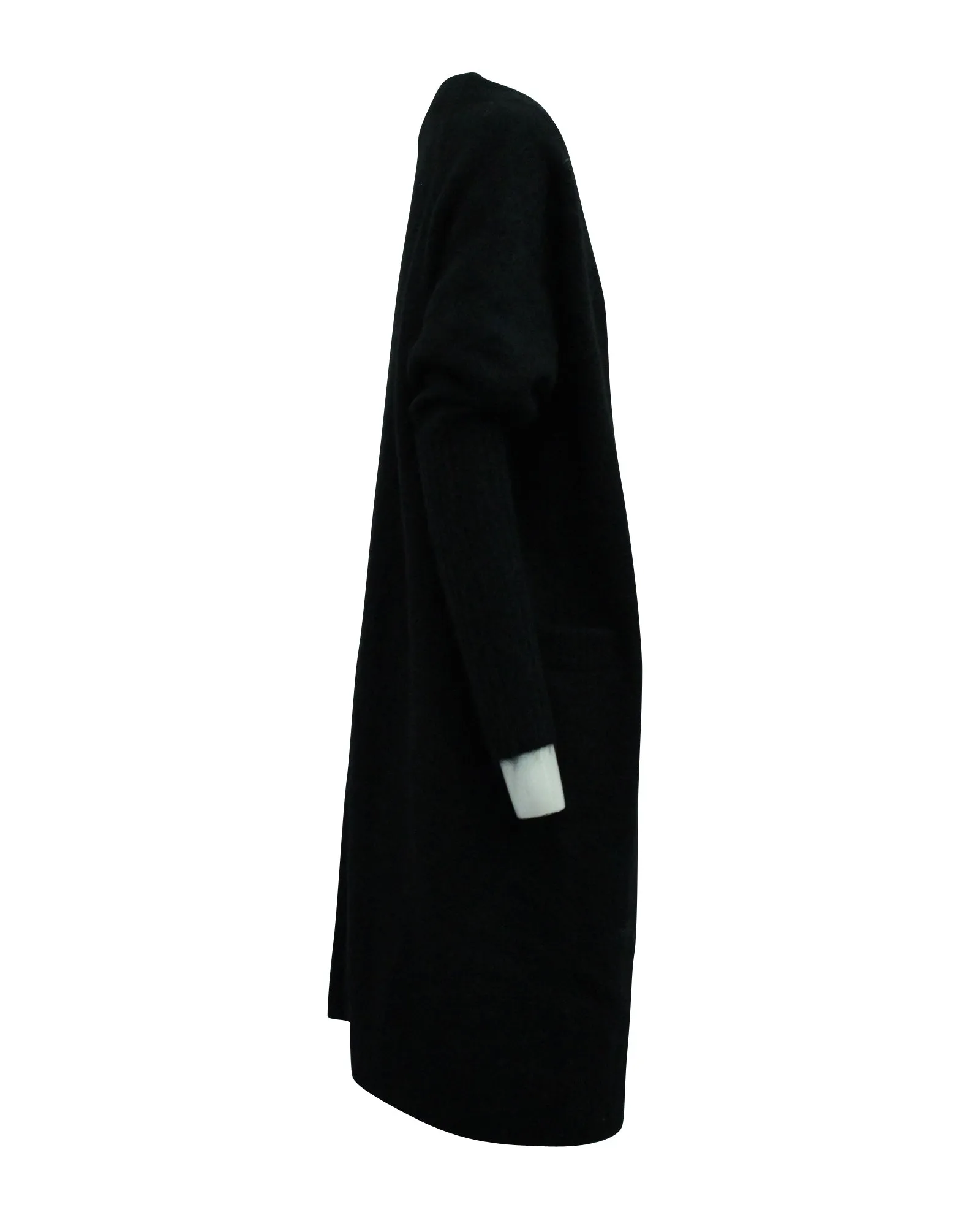 Acne Studios Raya Long Cardigan in Blue Mohair