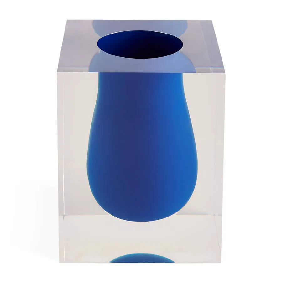 Acrylic Cube Scoop Vase | Jonathan Adler Bel Air