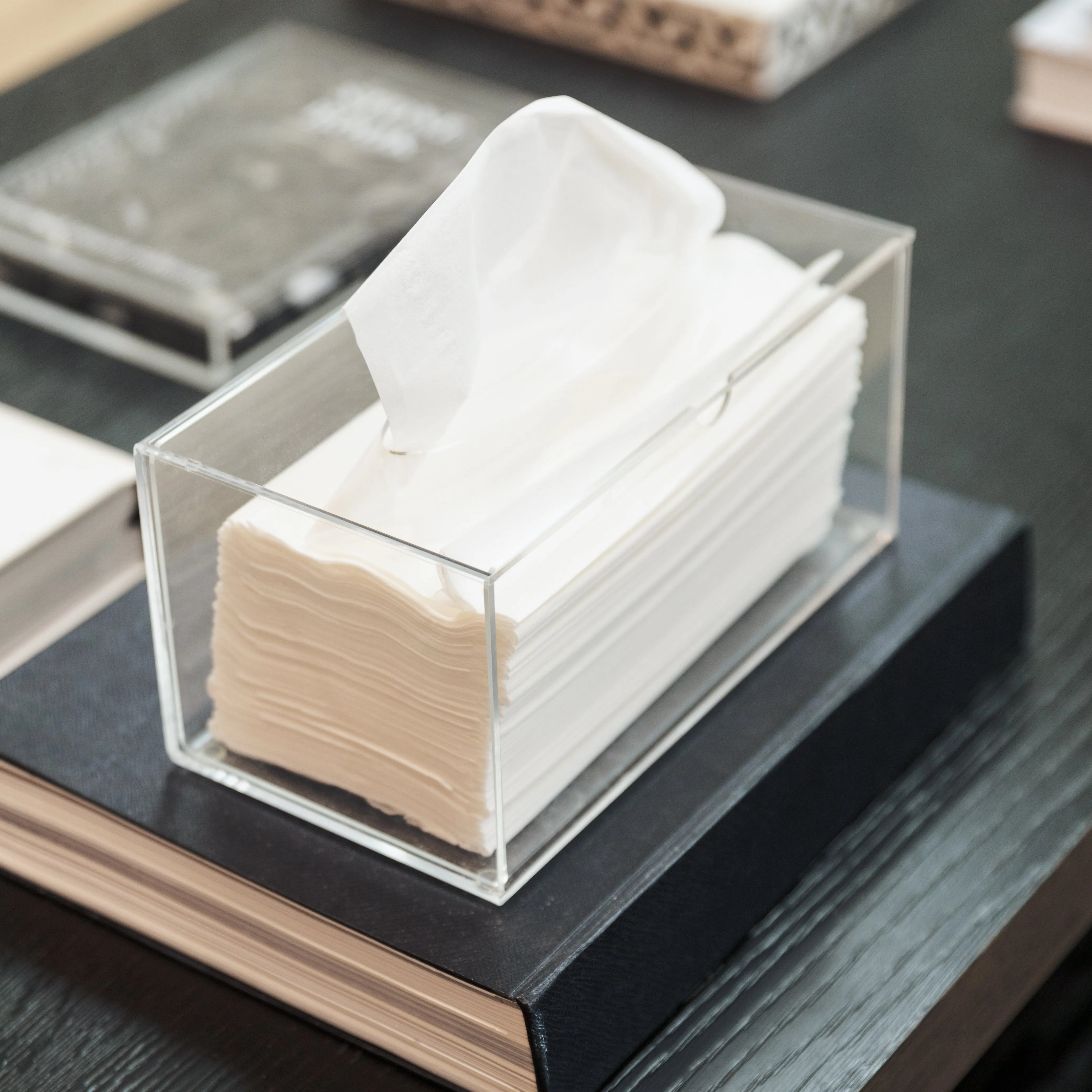 ACRYLIC TISSUE BOX HOLDER