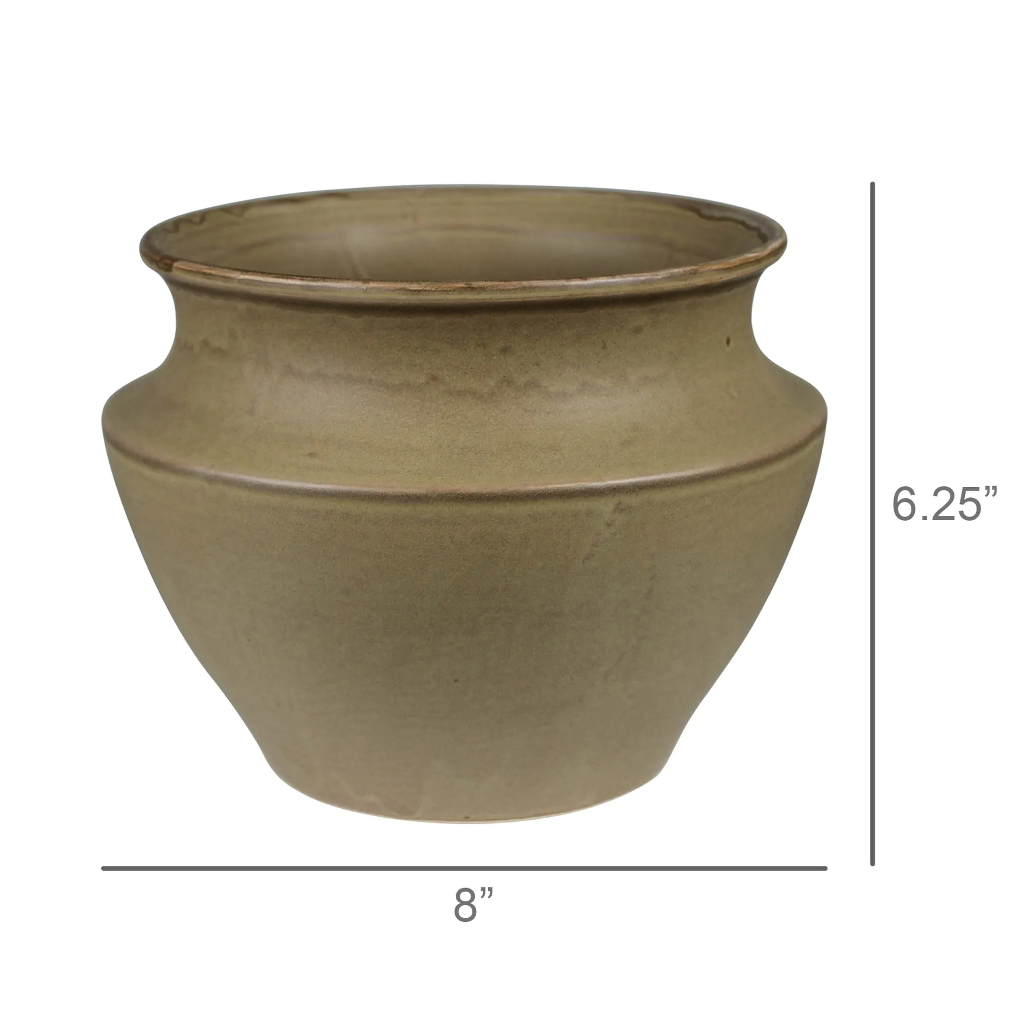Addison Pot, Ceramic, Putty - Lrg