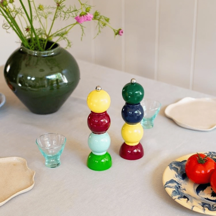 Addison Ross Bob Salt or Pepper Mill 24cm In Yellow Multi