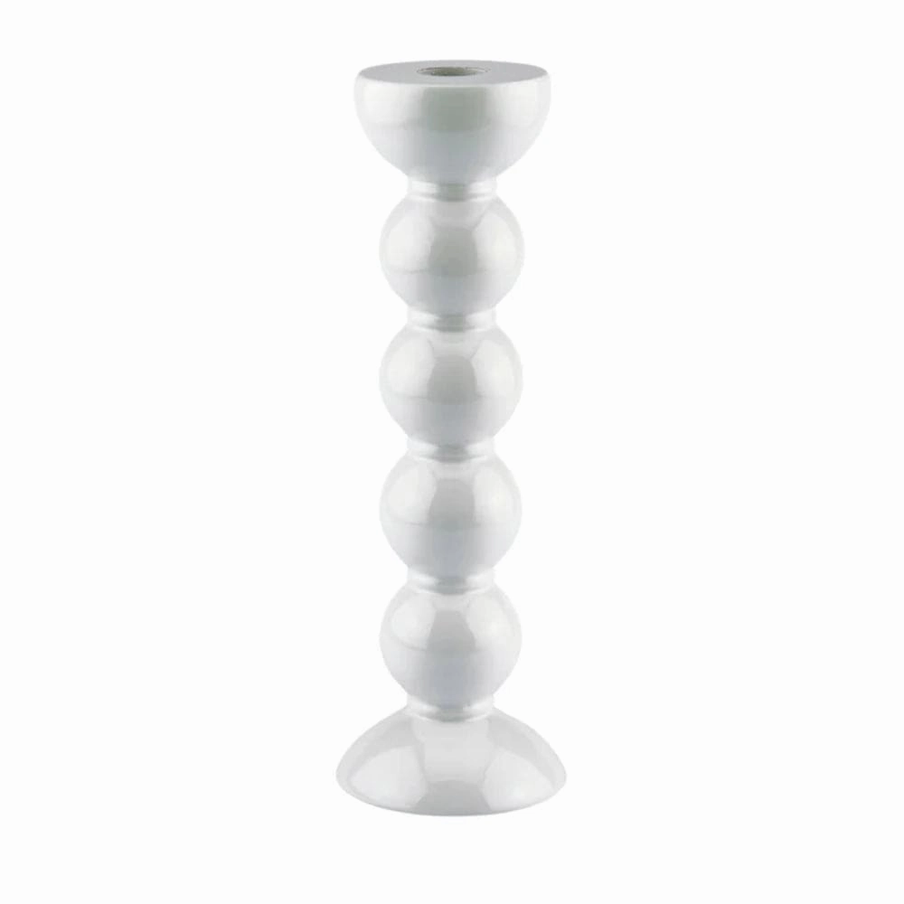 Addison Ross Tall Bobbin Candlestick 24cm In White Kitchen,modern kitchen essentials