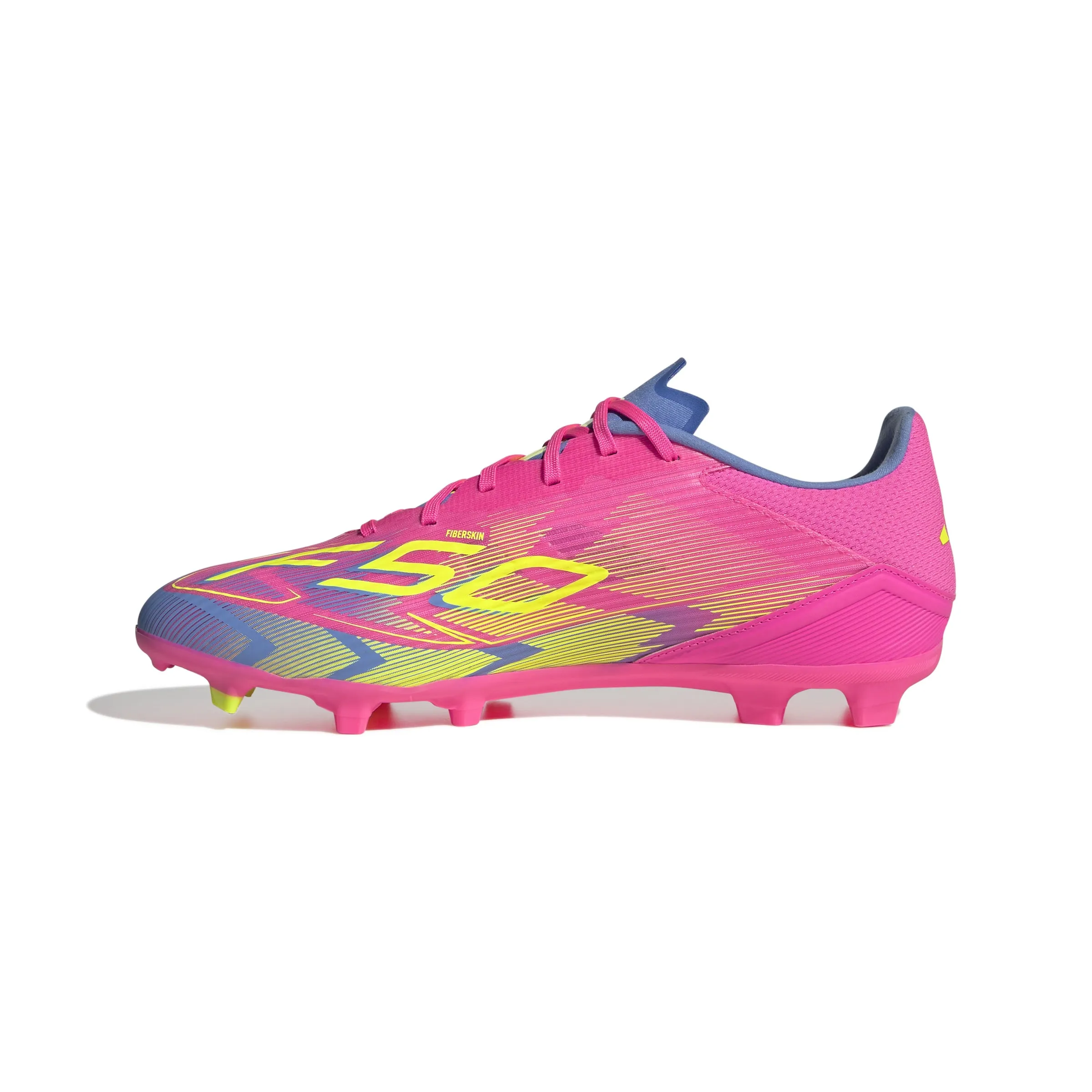 adidas F50 League FG/MG Junior- lucid pink/lucid lemon/blue fusion