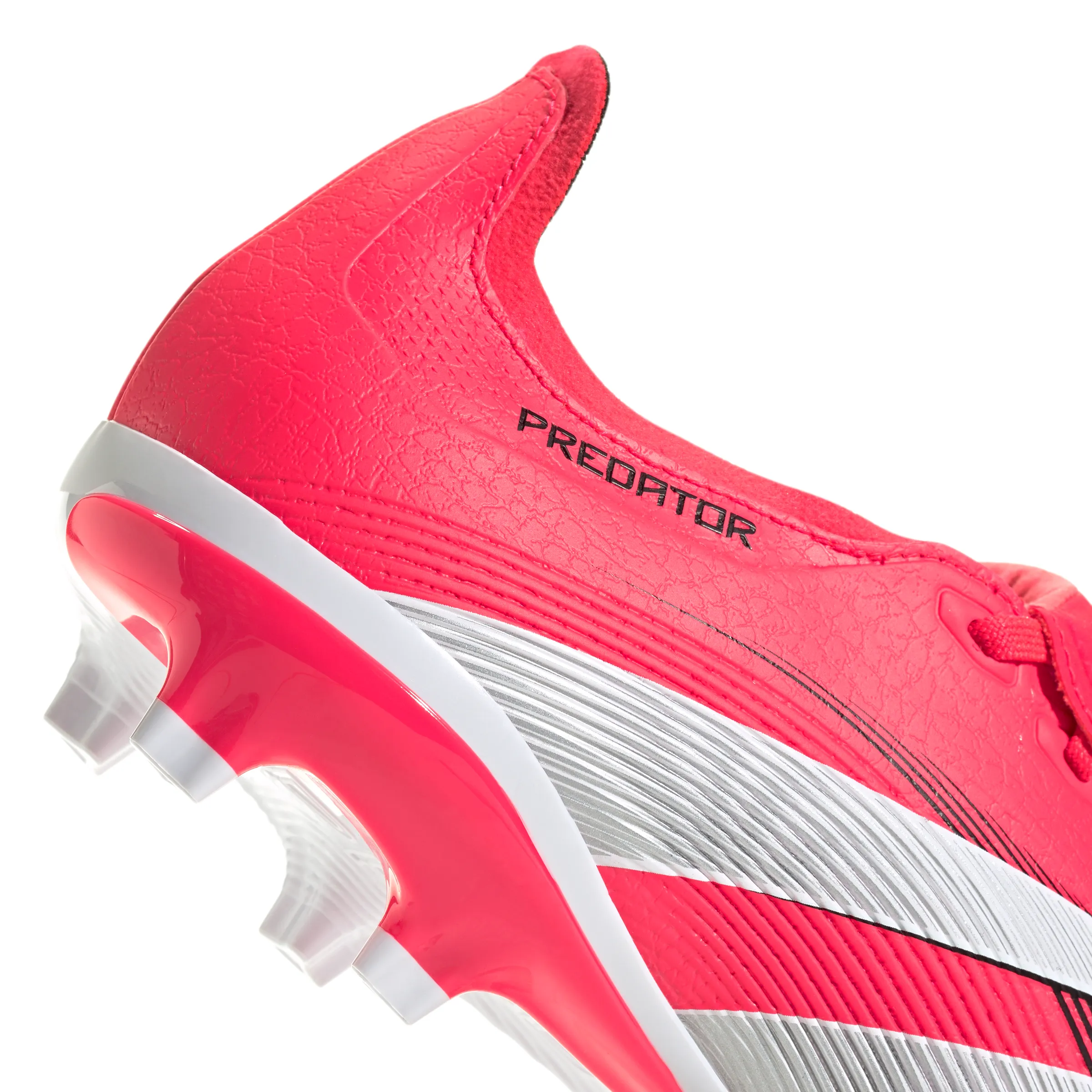 adidas Predator League Fold Tounge FG/MG Soccer Cleat - lucid red/ftwr white/core black